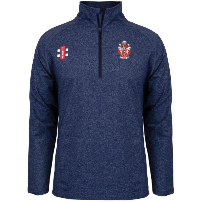 Barnard Castle SENIORS Velocity Slim Fit Mid Layer 1/4 Zip Top