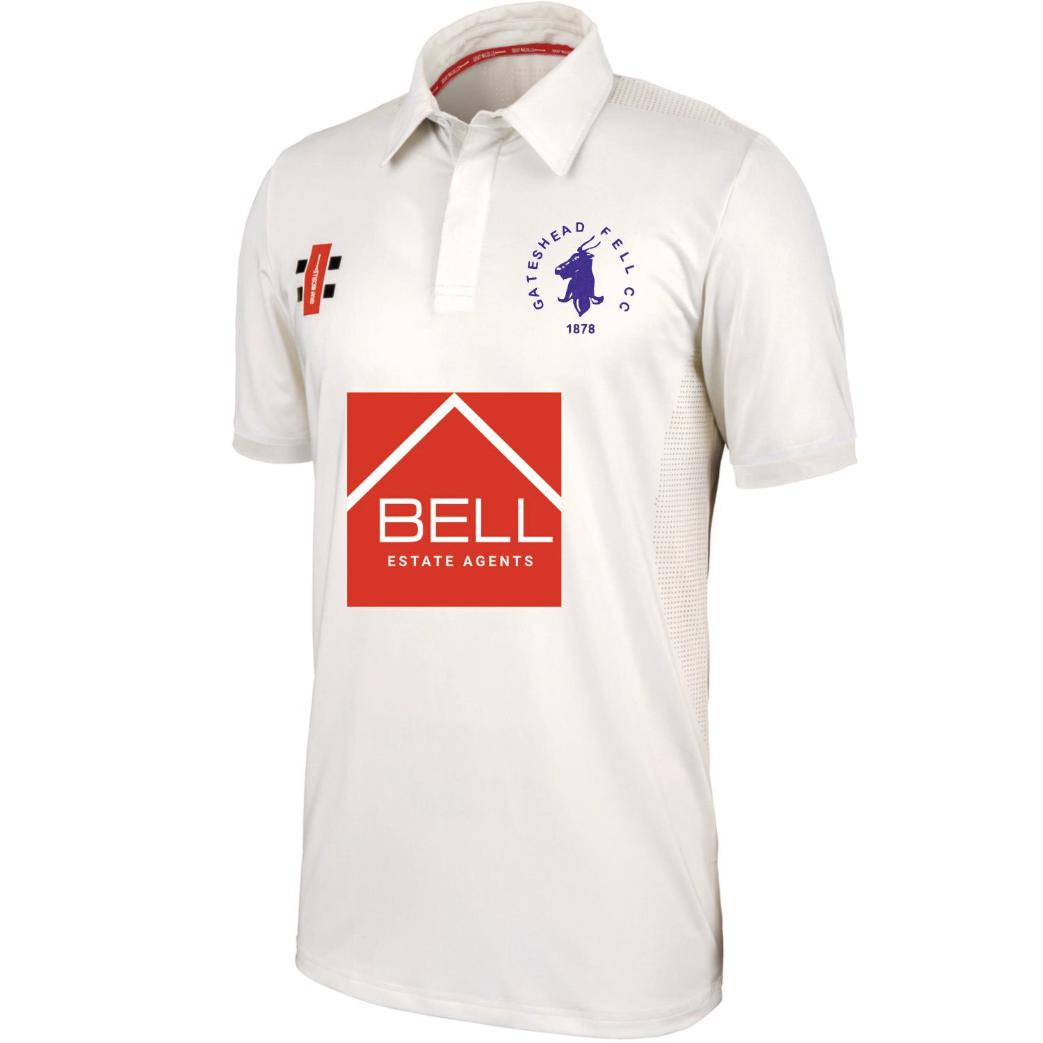 Gateshead Fell Pro Performance Short Sleeve Cricket Shirt