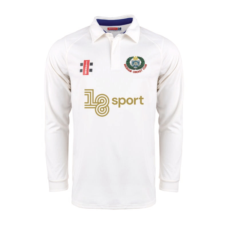 Masham Pro Performance V2 Long Sleeve Cricket Shirt Masham Pro Performance V2 Long Sleeve Cricket Shirt