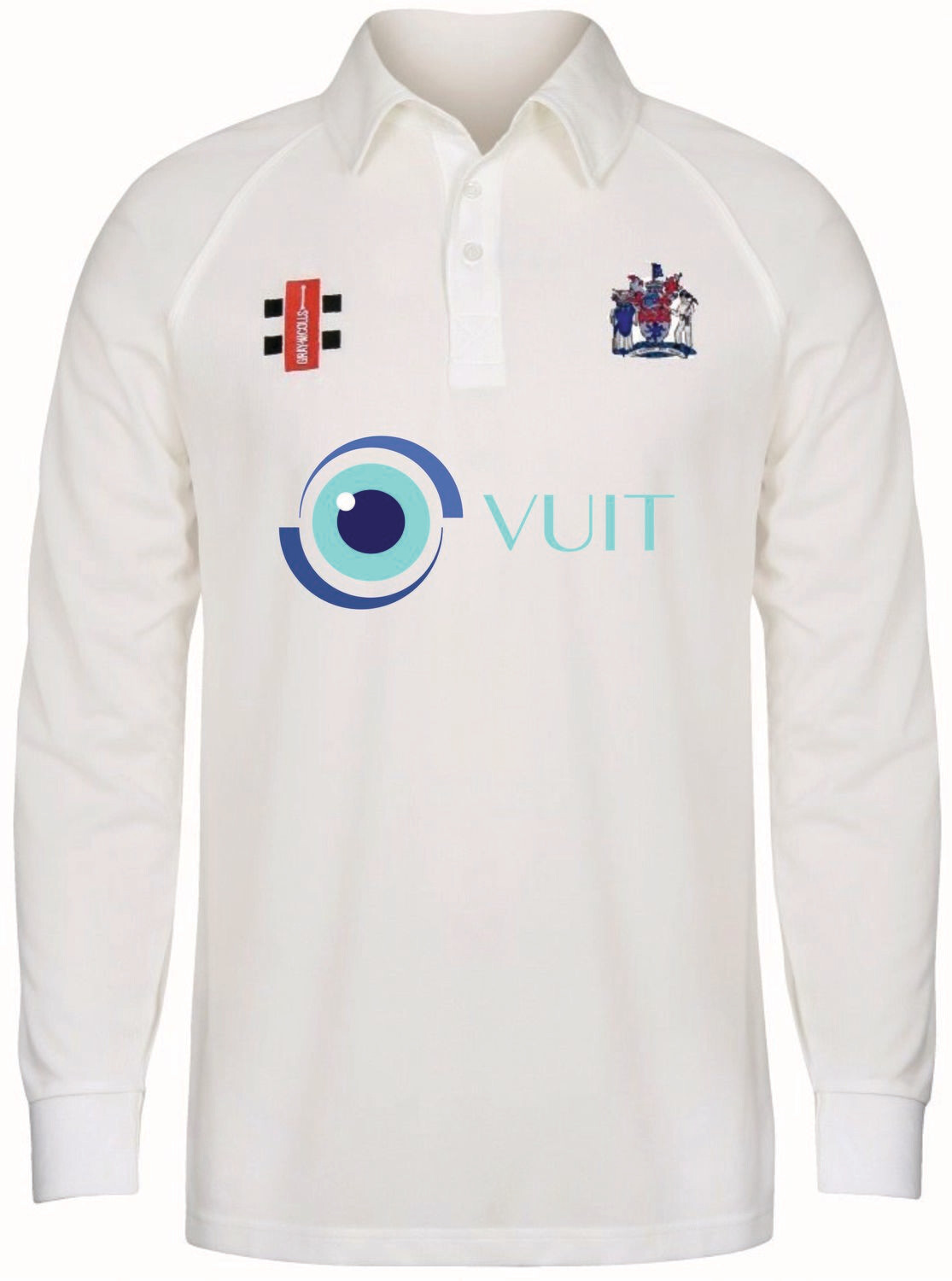 Peterlee Matrix Long Sleeve Cricket Shirt