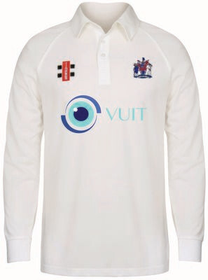 Peterlee Matrix Long Sleeve Cricket Shirt