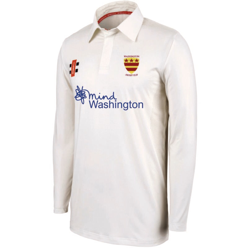 Washington Pro Performance Long Sleeve Cricket Shirt Washington Pro Performance Long Sleeve Cricket Shirt
