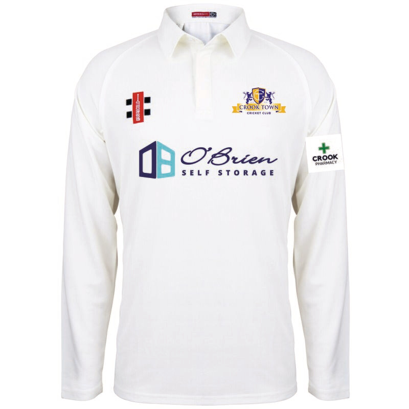 Crook Town Matrix V2 Long Sleeve Cricket Shirt Crook Town Matrix V2 Long Sleeve Cricket Shirt