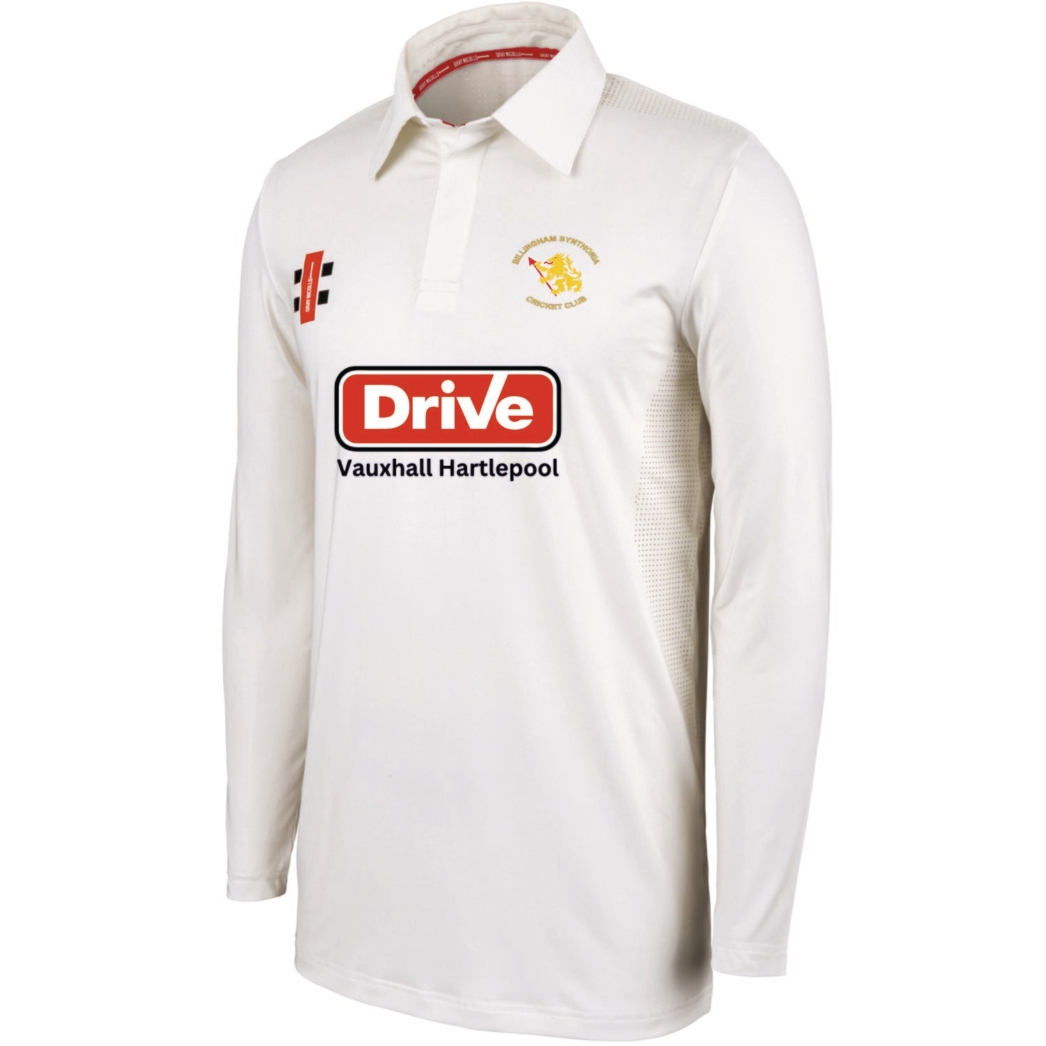 Billingham Synthonia Pro Performance Long Sleeve Cricket Shirt Adult