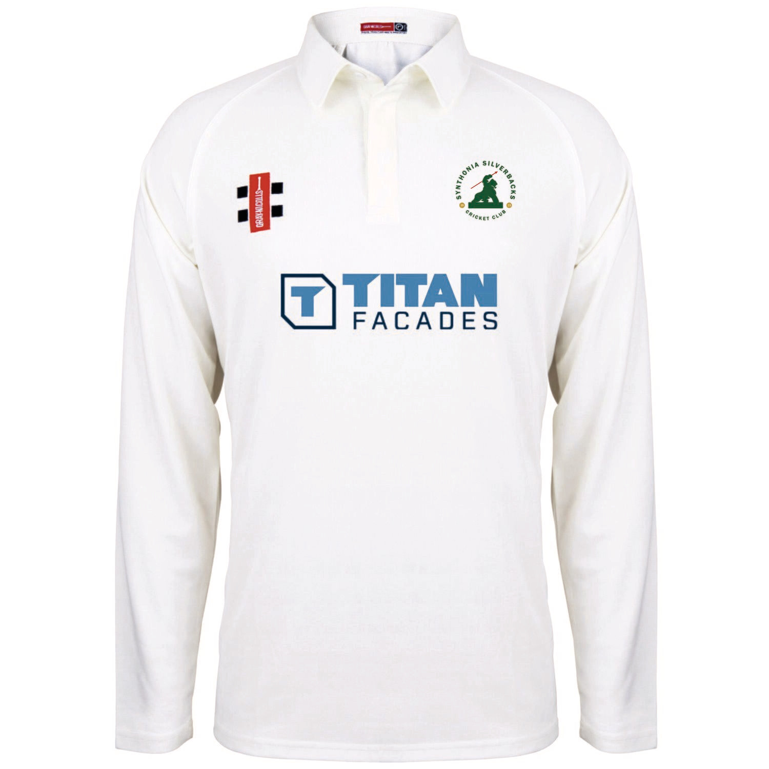 Billingham Synthonia Over 40's Matrix V2 Long Sleeve Cricket Shirt
