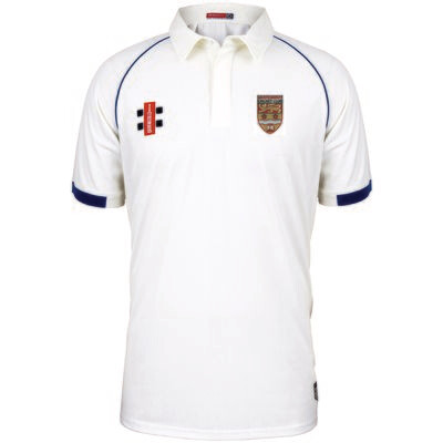 Lancaster University Matrix V2 Short Sleeve Cricket Shirt Adult