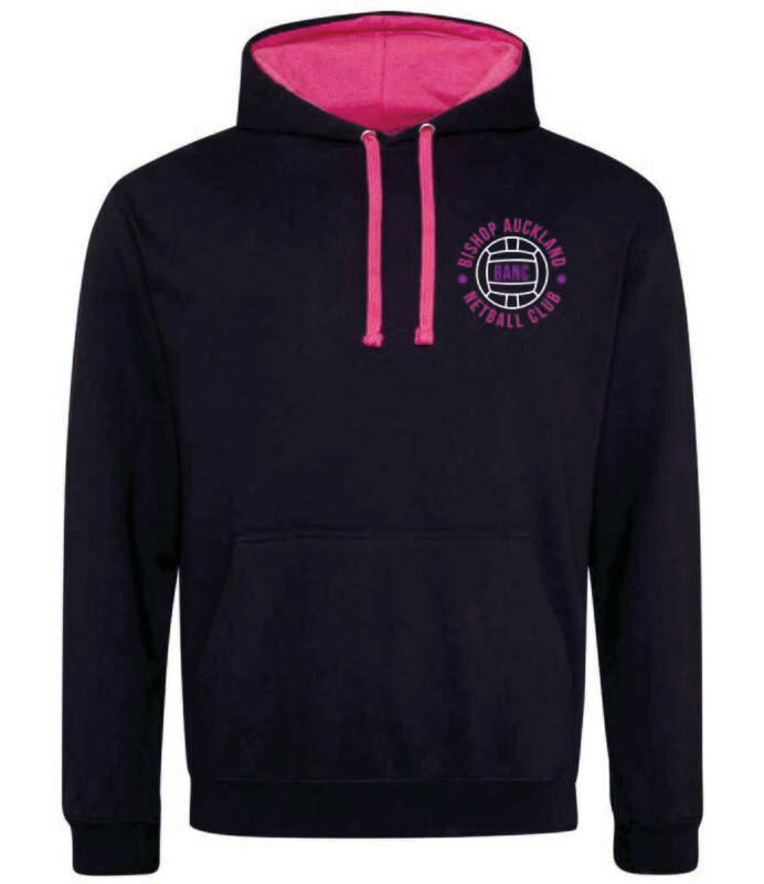 BANC Black Contrast Hooded Top BANC Black Contrast Hooded Top