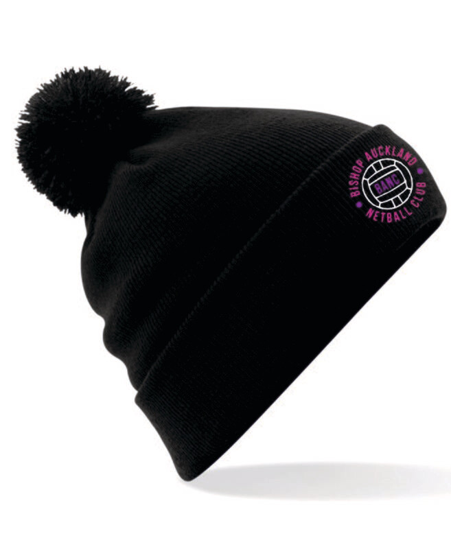 BANC Black Pom Pom Hat BANC Black Pom Pom Hat