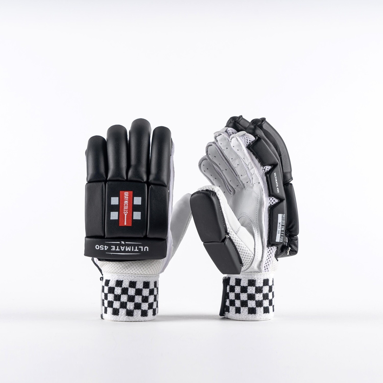 2025 Gray Nicolls Heritage Ultimate 450 Black Batting Gloves