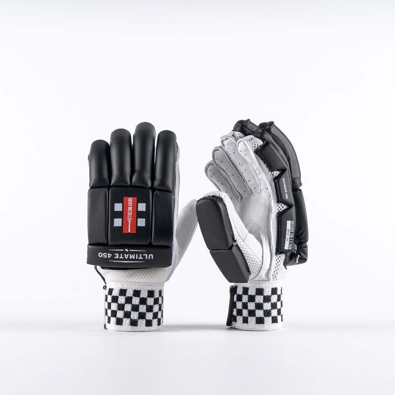 2025 Gray Nicolls Heritage Ultimate 450 Black Batting Gloves