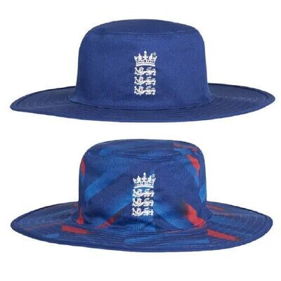 2023 Castore England ODI Reversible Wide Brim Cricket Sunhat