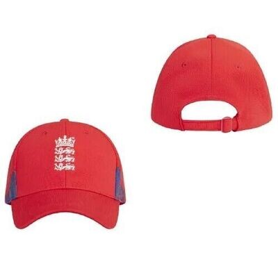 2023 Castore ECB England T20 Cricket Cap High Risk Red