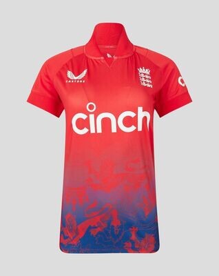 2023 Castore ECB England T20 Replica SS Cricket Shirt Junior