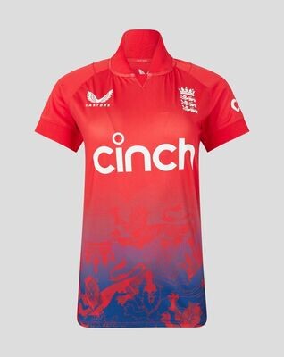 2023 Castore ECB England T20 Replica SS Cricket Shirt Senior