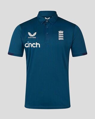 2023/24 Castore ECB England Cricket Training Polo Shirt Senior