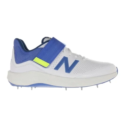2024 New Balance CK4040 w5 White Blue Cricket Shoes