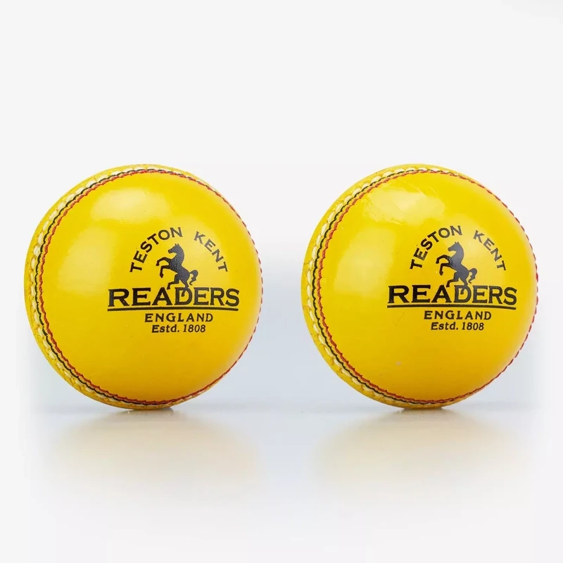 Readers Indoor Yellow Leather Cricket Ball Readers Indoor Yellow Leather Cricket Ball