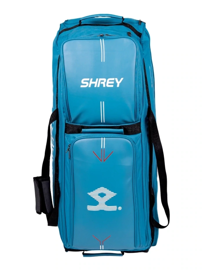 2024 Shrey Meta 120 Blue Wheelie Cricket Bag Size: 37"x 14.1"x 14.1"