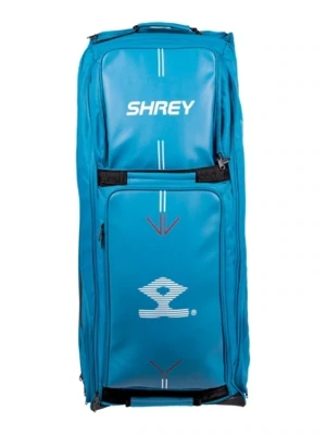 2024 Shrey Meta 150 Blue Wheelie Cricket Bag Size: 98 x 39 x 37cm
