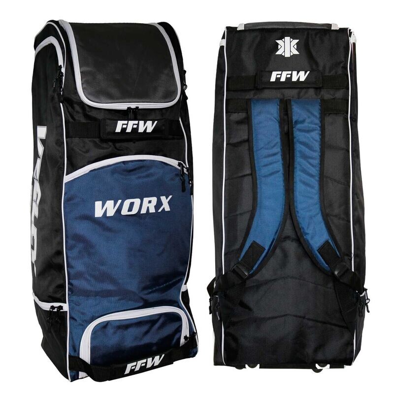 Keeley FFWorx Navy Cricket Kit Bag Size 89 x 35 x 35cm