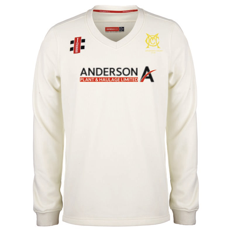 Mainsforth Pro Performance Long Sleeve Cricket Sweater Junior Mainsforth Pro Performance Long Sleeve Cricket Sweater Junior