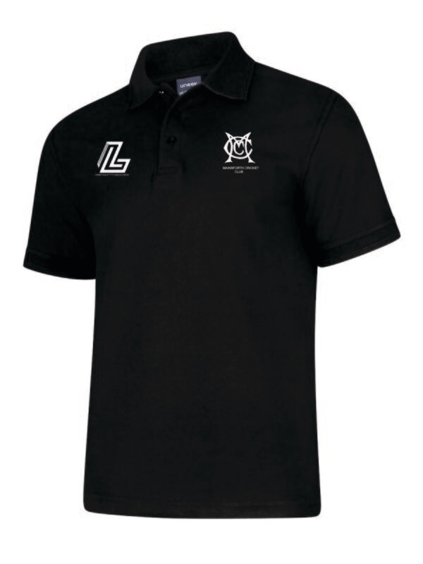 Mainsforth Lorimers Black Cotton Pique Polo Shirt Adult Mainsforth Lorimers Black Cotton Pique Polo Shirt Adult