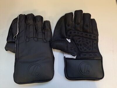 2024 Lorimers Cricket Players v2 Black Wicket Keeping Gloves