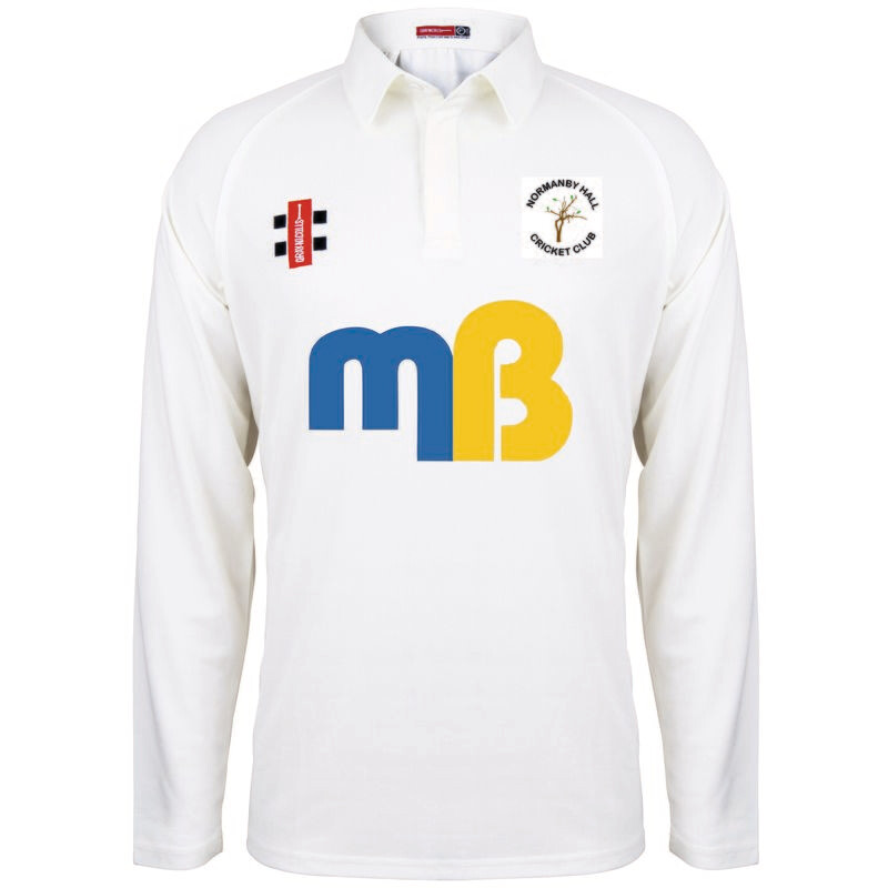 Normanby Hall Matrix V2 Long Sleeve Cricket Shirt