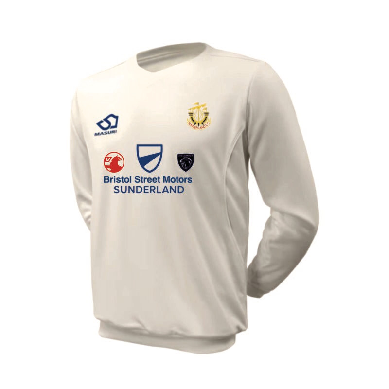 Sunderland Masuri White Playing Long Sleeve Sweater Sunderland Masuri White Playing Long Sleeve Sweater