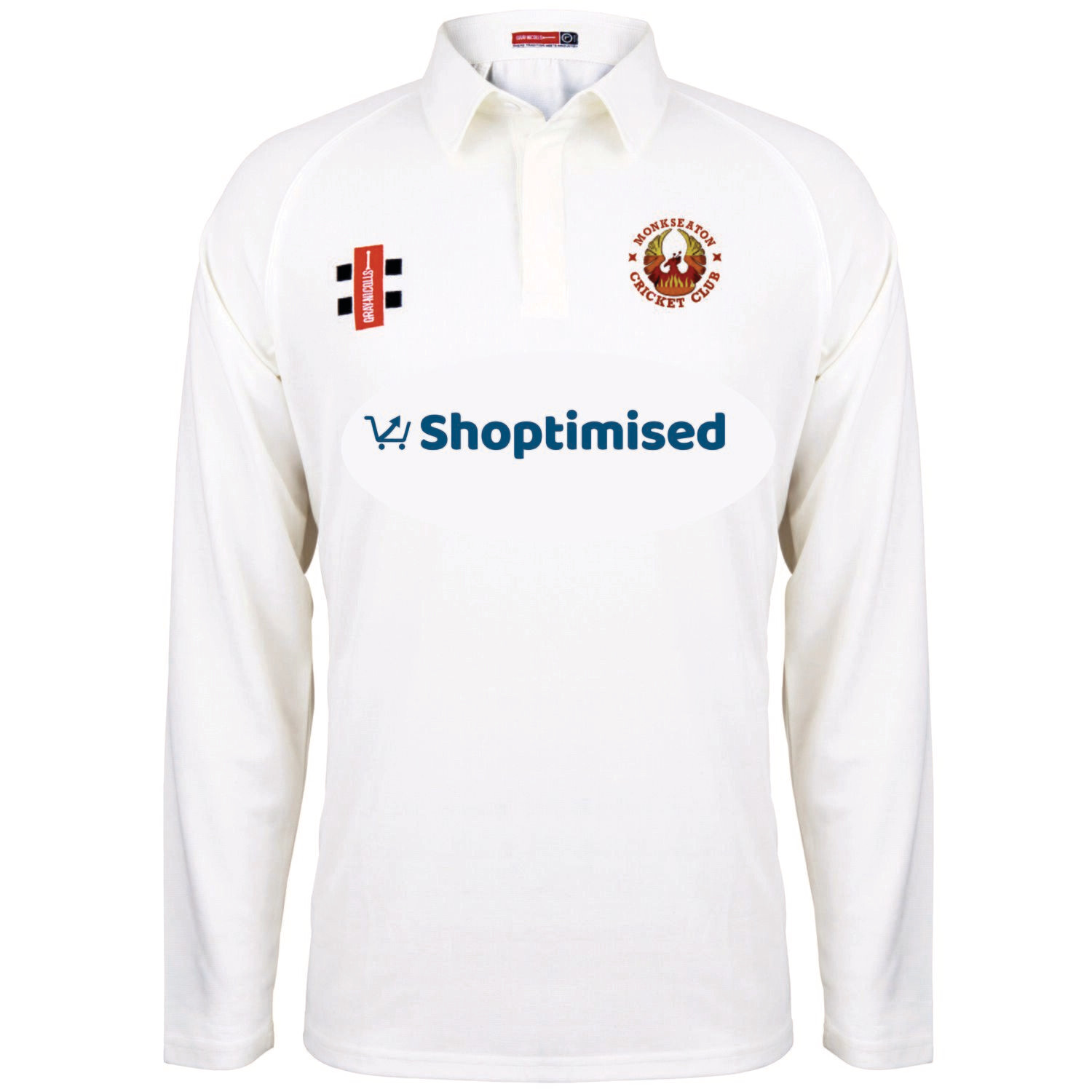 Monkseaton Matrix Long Sleeve Cricket Shirt Adult Section Monkseaton Matrix Long Sleeve Cricket Shirt Adult Section