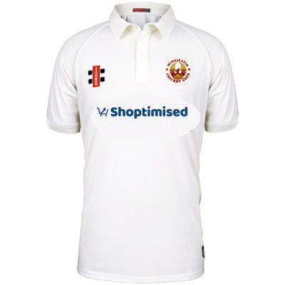 Monkseaton Matrix V2 Short Sleeve Cricket Shirt Junior Section