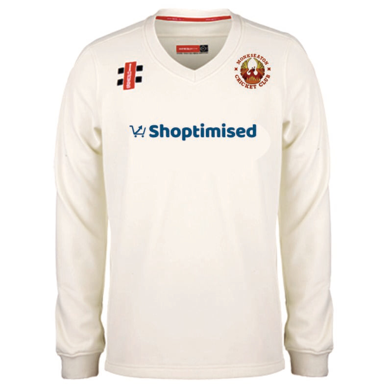 Monkseaton Pro Performance Long Sleeve Cricket Sweater Adult Section Monkseaton Pro Performance Long Sleeve Cricket Sweater Adult Section