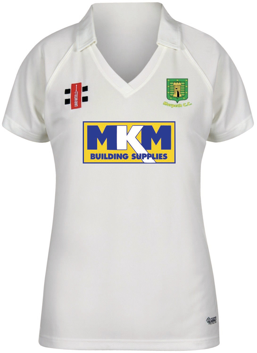 Morpeth Matrix Ladies Short Sleeve Cricket Shirt
