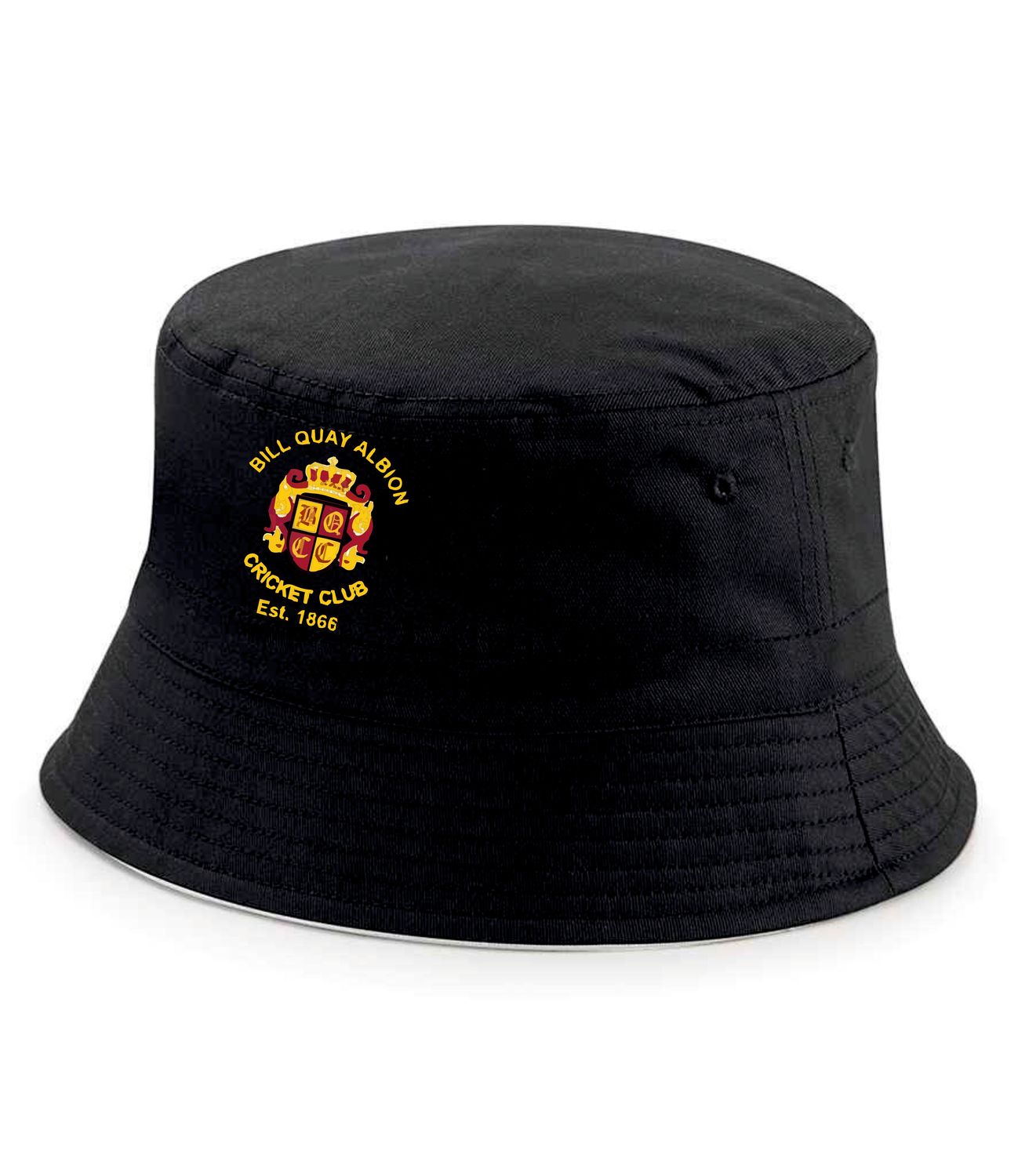 Bill Quay Black Bucket Hat