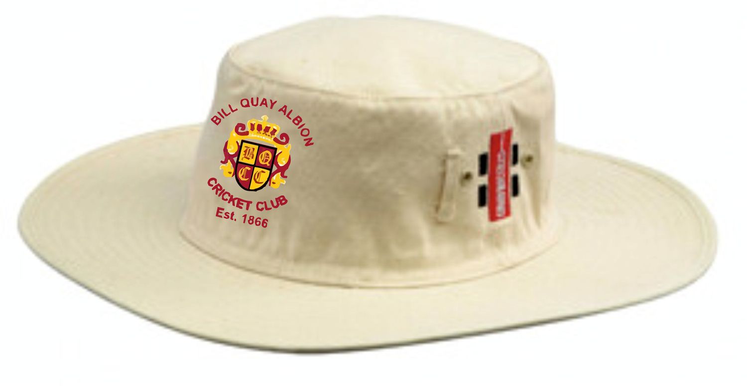 Bill Quay Gray Nicolls Wide Brim Sun Hat