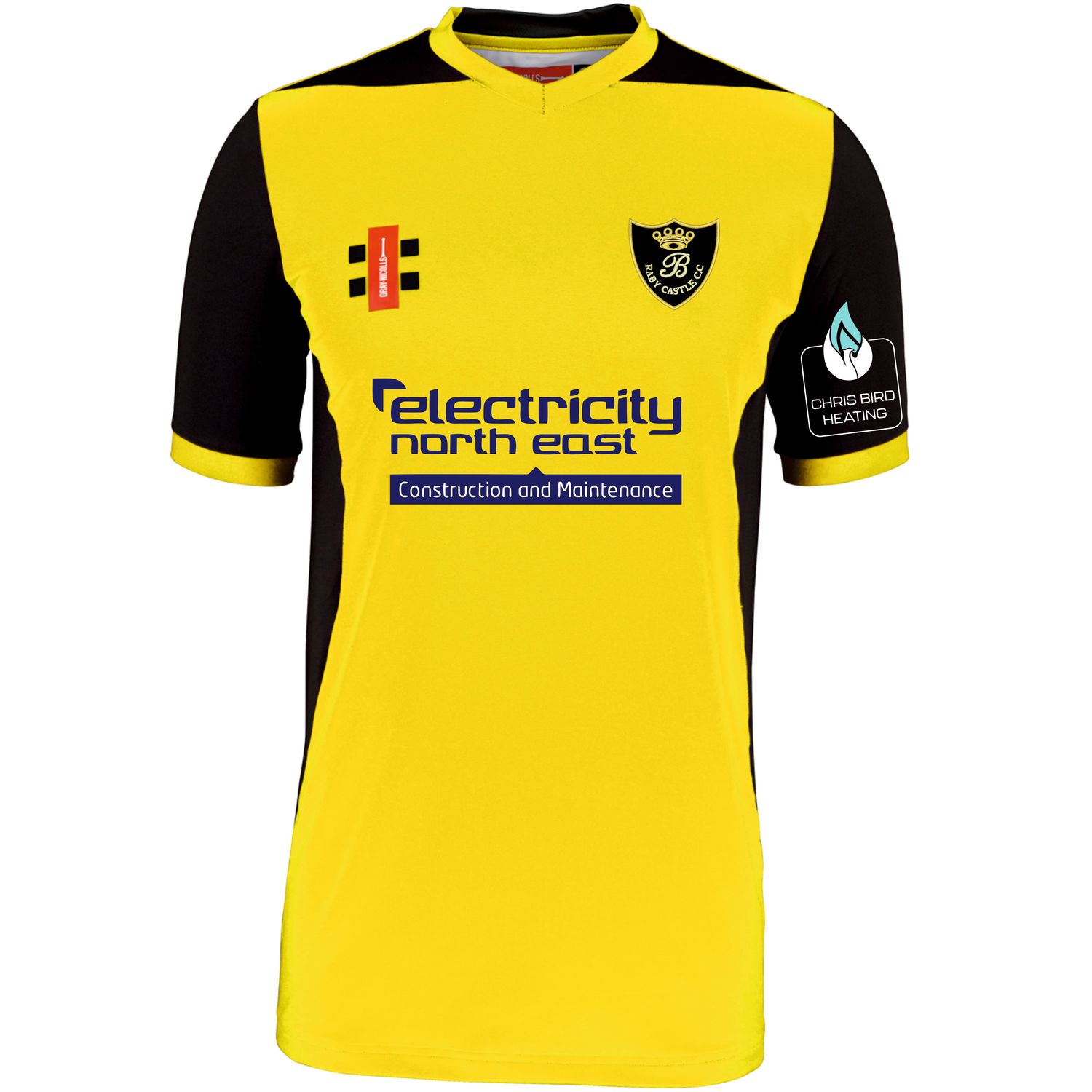 Raby Castle Pro Performance Junior T20 Playing Shirt Short Sleeve