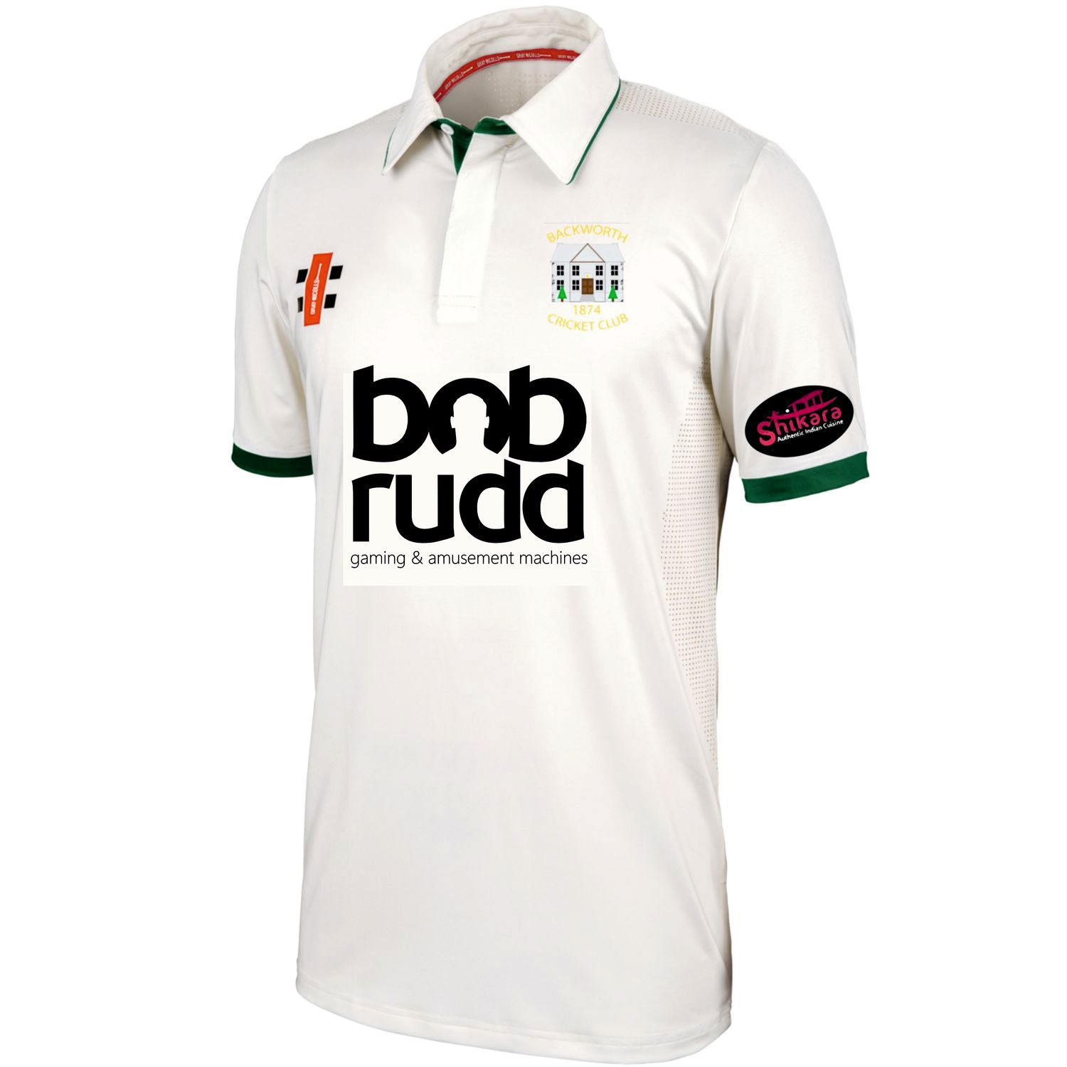Backworth Pro Performance Cricket Shirt Short Sleeve