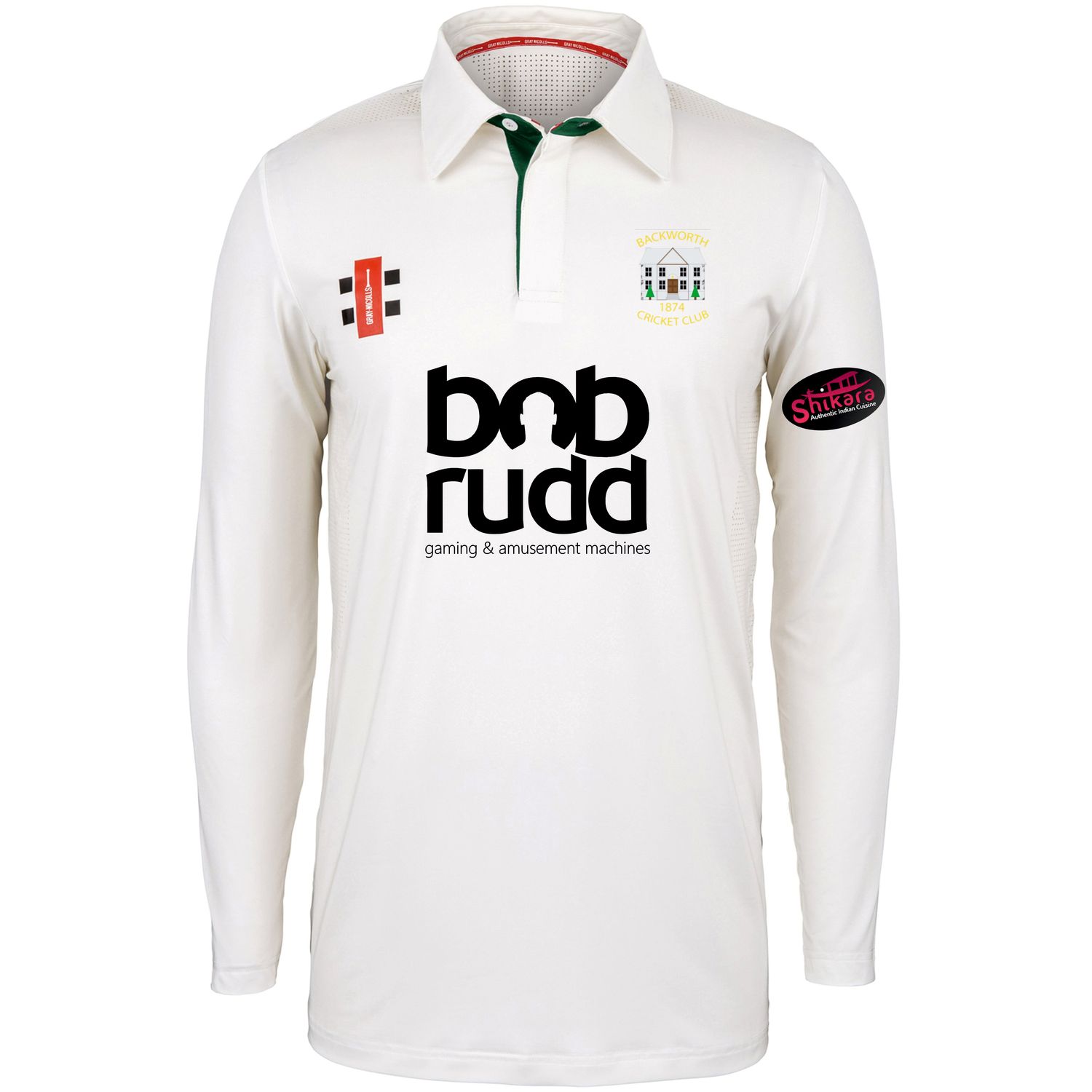Backworth Pro Performance Cricket Shirt Long Sleeve