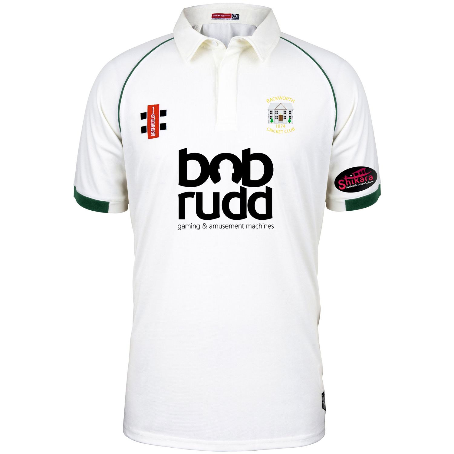 Backworth Matrix V2 Short Sleeve Cricket Shirt