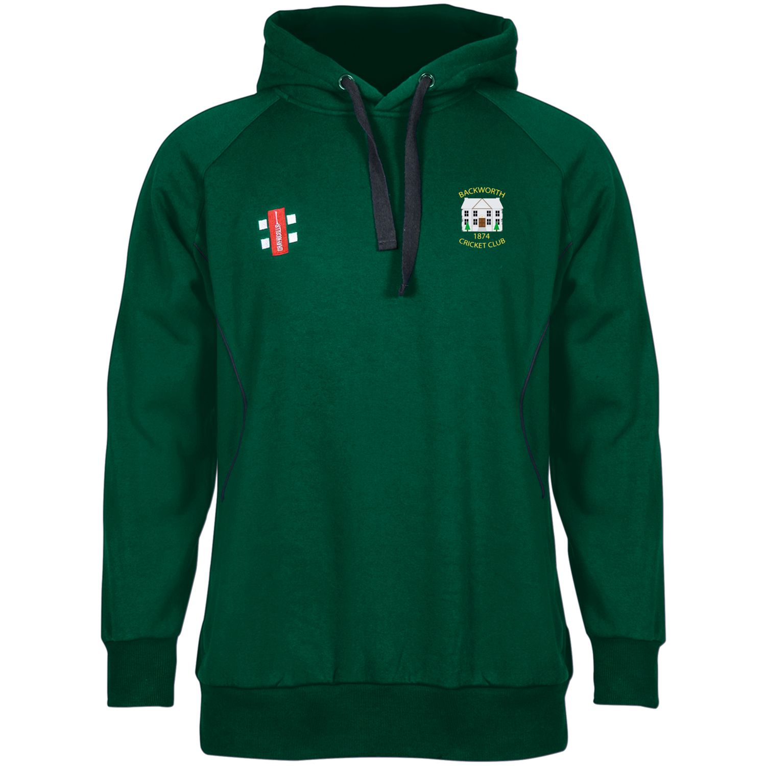 Backworth Storm Green Hooded Top