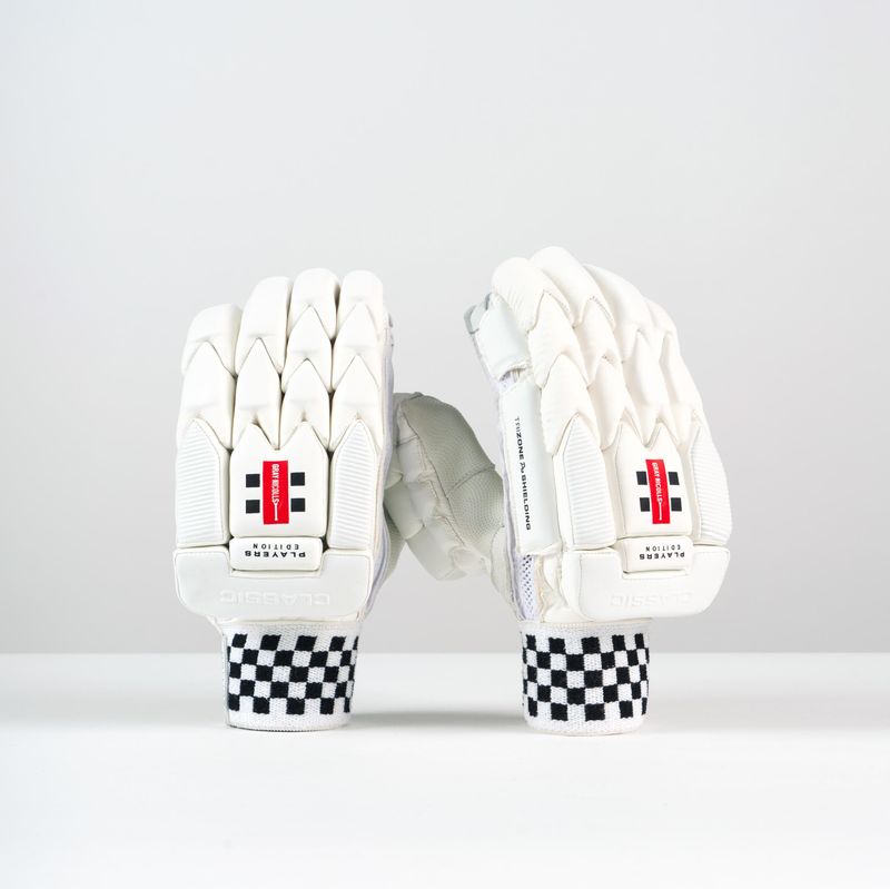 2025 Gray Nicolls Classic Players Edition White Batting Gloves