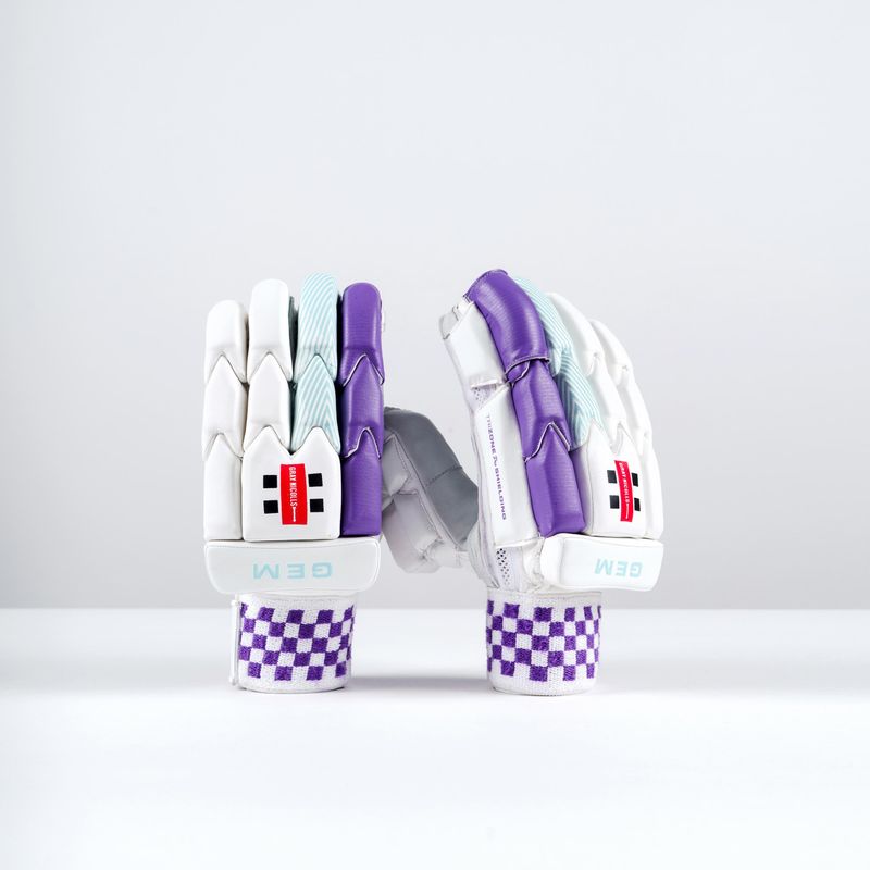 2025 Gray Nicolls GEM 2.1 Pro Performance Purple Batting Gloves