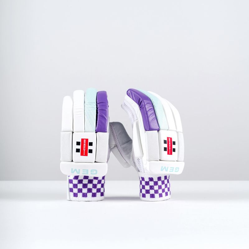 2025 Gray Nicolls GEM 2.1 250 Purple Batting Gloves