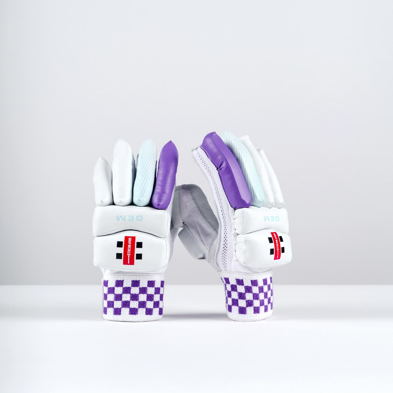 2025 Gray Nicolls GEM 2.1 Power Purple Batting Gloves
