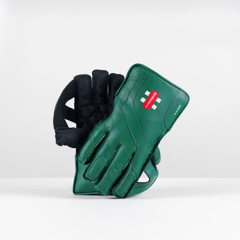 2025 Gray Nicolls Classic Players Green Wicket Keeping Gloves