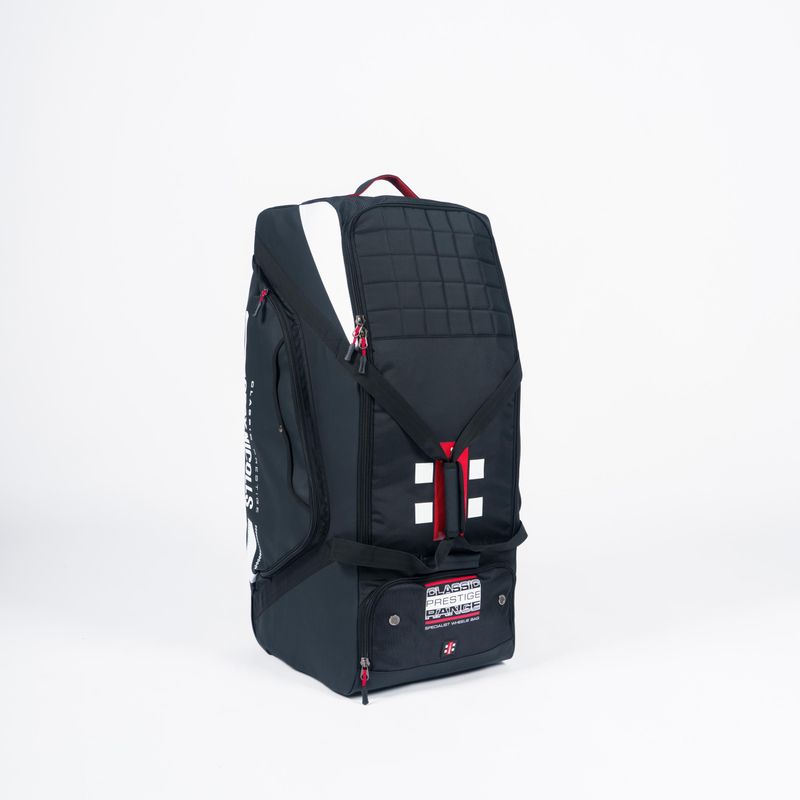 2025 Gray Nicolls Prestige Black Cricket Wheelie Bag  90cm x 40cm x 40cm