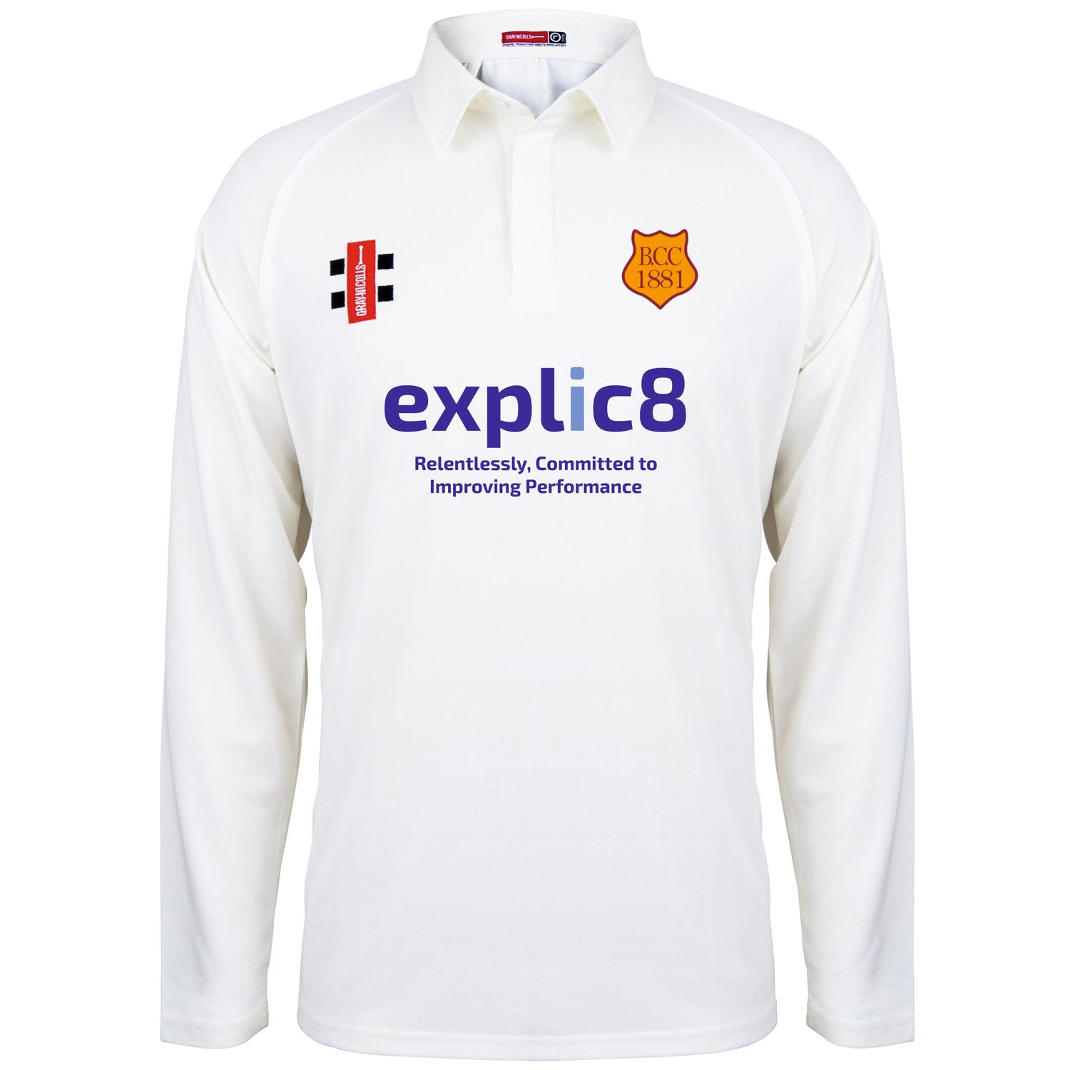 Bilton Matrix V2 Long Sleeve Cricket Shirt Bilton Matrix V2 Long Sleeve Cricket Shirt