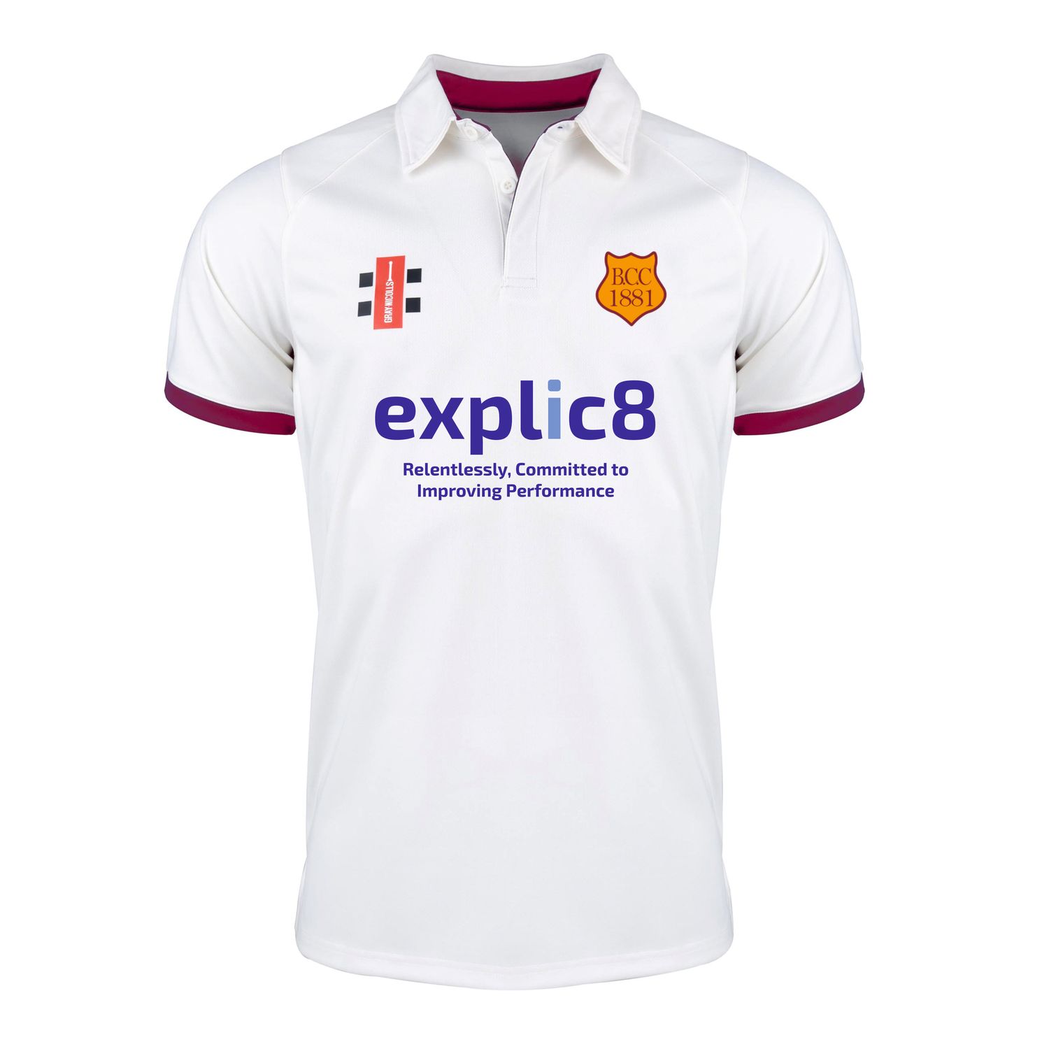 Bilton Pro Performance V2 Short Sleeve Cricket Shirt Bilton Pro Performance V2 Short Sleeve Cricket Shirt