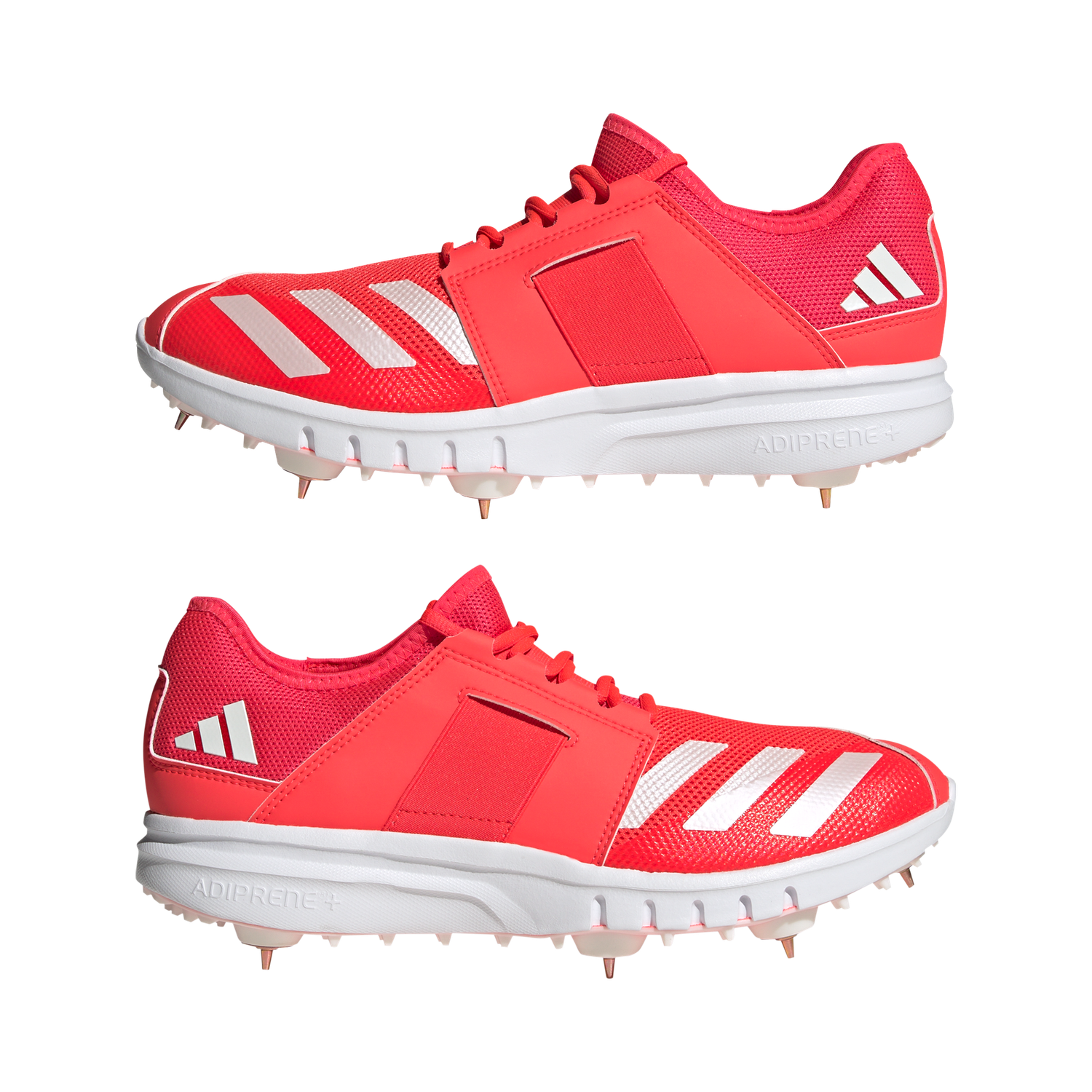 2025 adidas Howzat Spike Lucid Red Senior Cricket Shoes