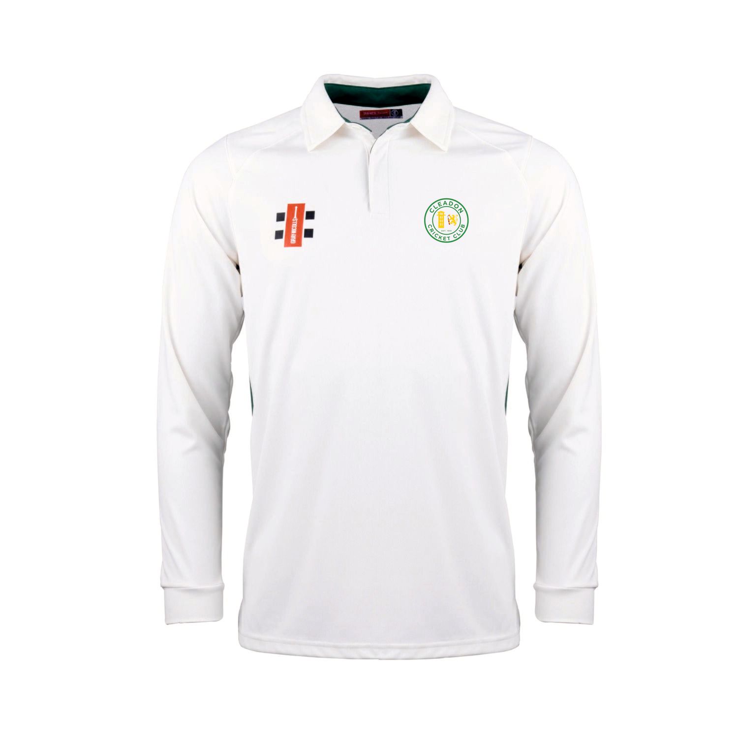 Cleadon Pro Performance Long Sleeve Cricket Shirt Adult Cleadon Pro Performance Long Sleeve Cricket Shirt Adult